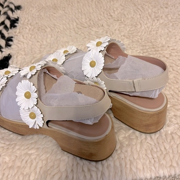 LUCKY BRAND Womens Beige Daisy Juleii Slip On Leather Slingback Sandal 11 M - Picture 10 of 11